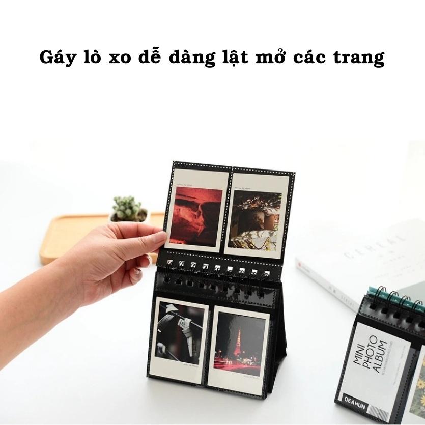 Album ảnh để bàn chứa 68 ảnh 6x9 trang trí bàn làm việc, kệ tủ binder card, đựng thẻ ảnh lomocard, card visit