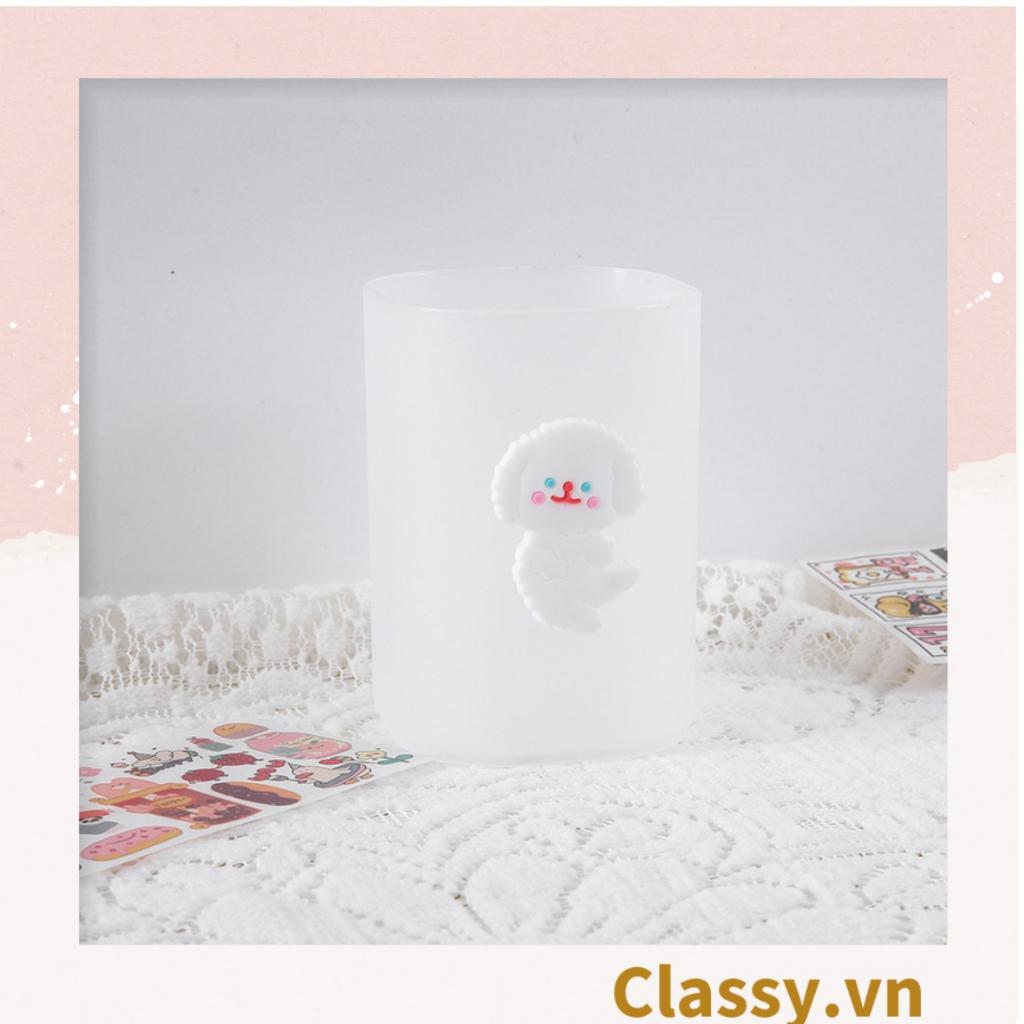 Hộp đựng bút Classy bằng nhựa, nhiều họa tiết đa dạng, đựng bút, mỹ phẩm PK1103