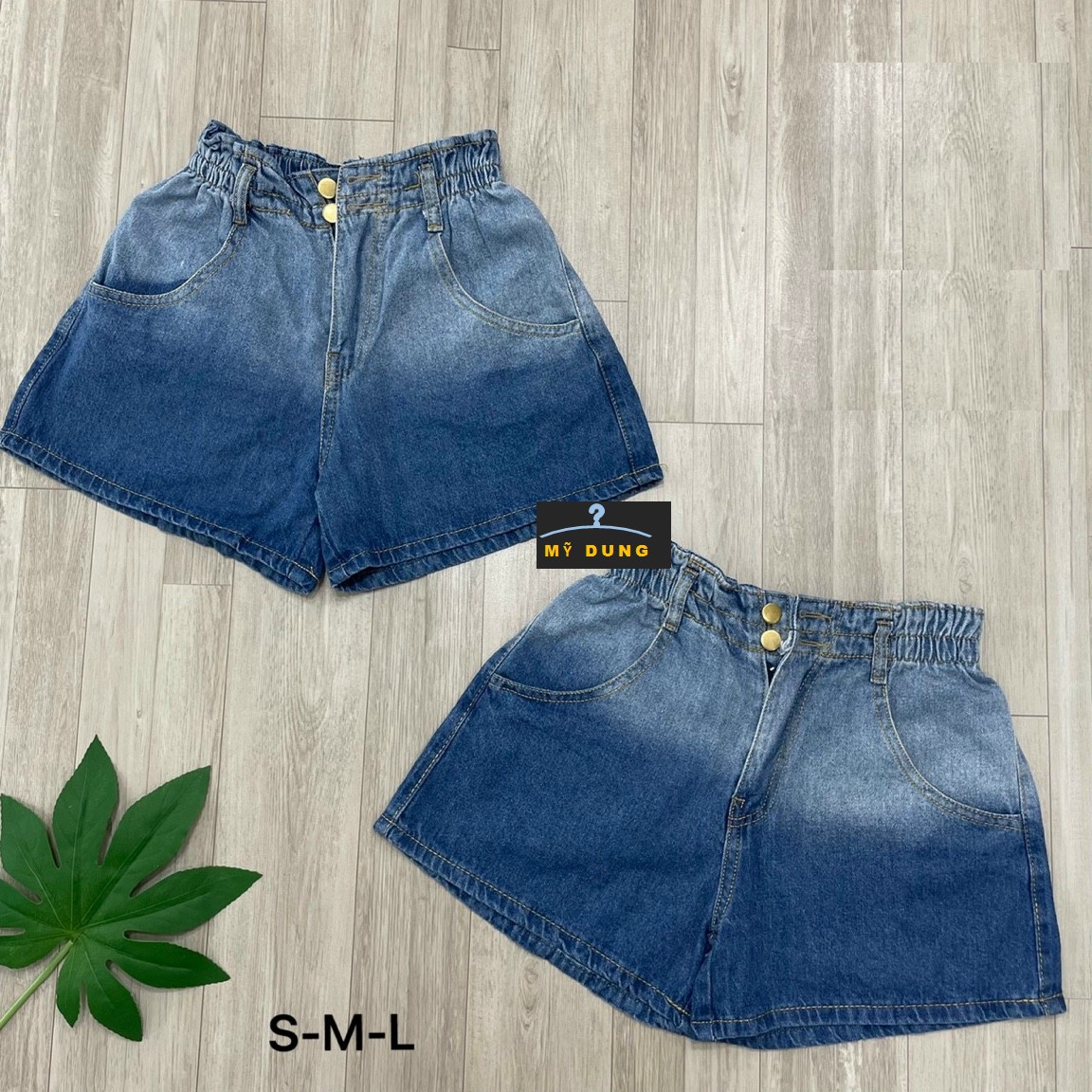 QUẦN SHORT JEAN WASH 2 MÀU-LƯNG THUN-FORM CHUẨN-PHỐI ĐỒ CỰC XINH