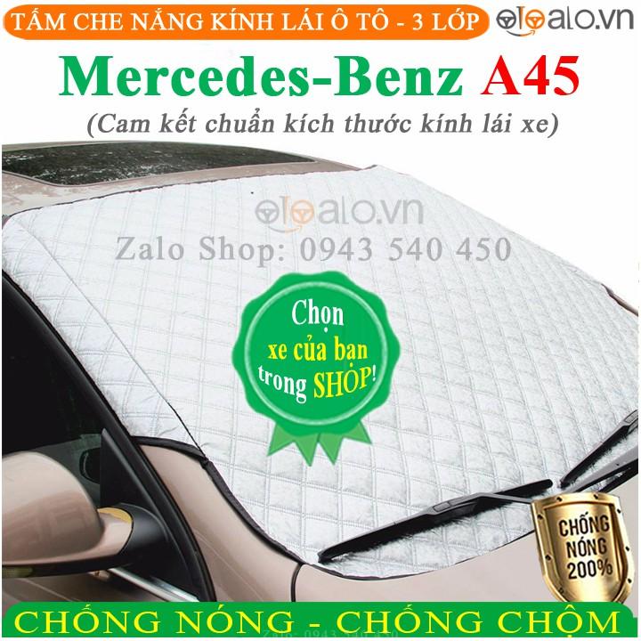 Tấm che chắn nắng kính lái ô tô Mercedes Benz A45 CAO CẤP 3 Lớp Chắn Nắng Cản Nhiệt | OTOALO