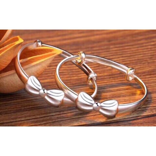 Vòng bạc trẻ em chuẩn 9999