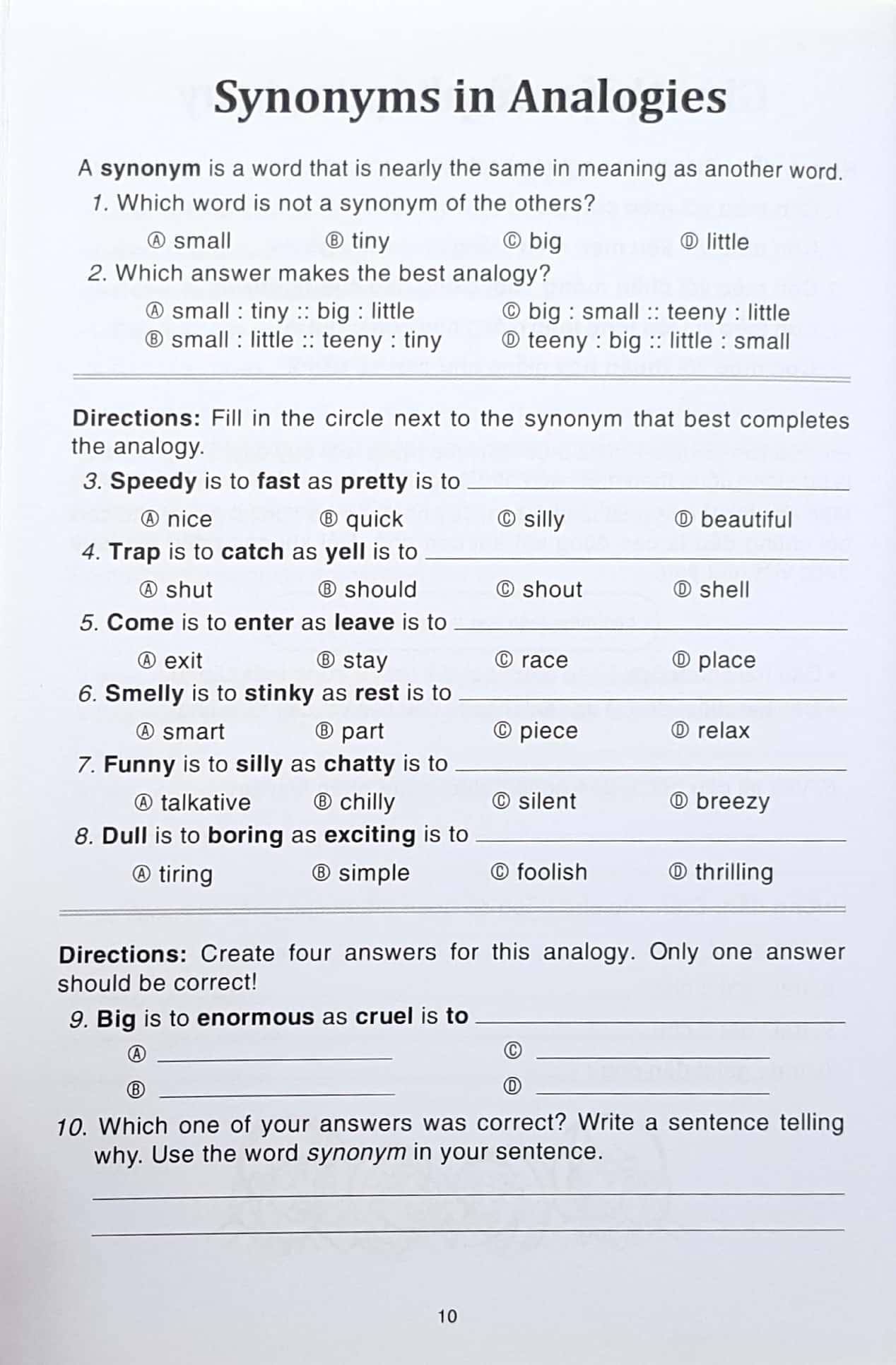 Analogies for Critical Thinking (Tập 2)
