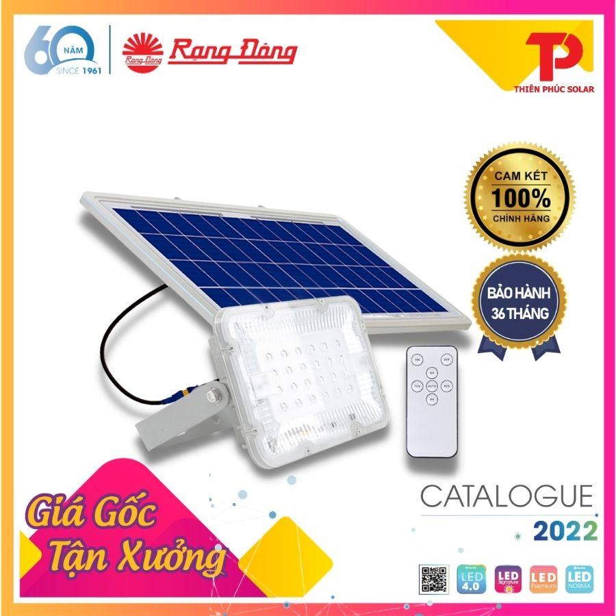 Đèn Rạng Đông chiếu pha năng lượng mặt trời 40W Model: CP01.SL.RF V2 40W