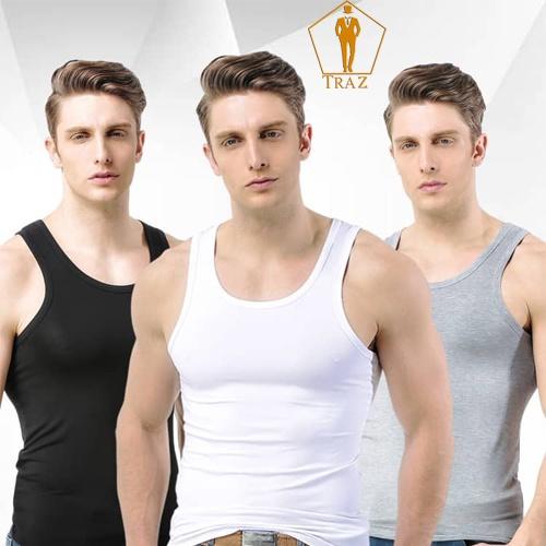 Áo Lót Ba Lỗ Nam TRAZ Chất Liệu Cotton Mềm Mại, Thoáng Khí, Thấm Hút Mổ Hôi Tốt.