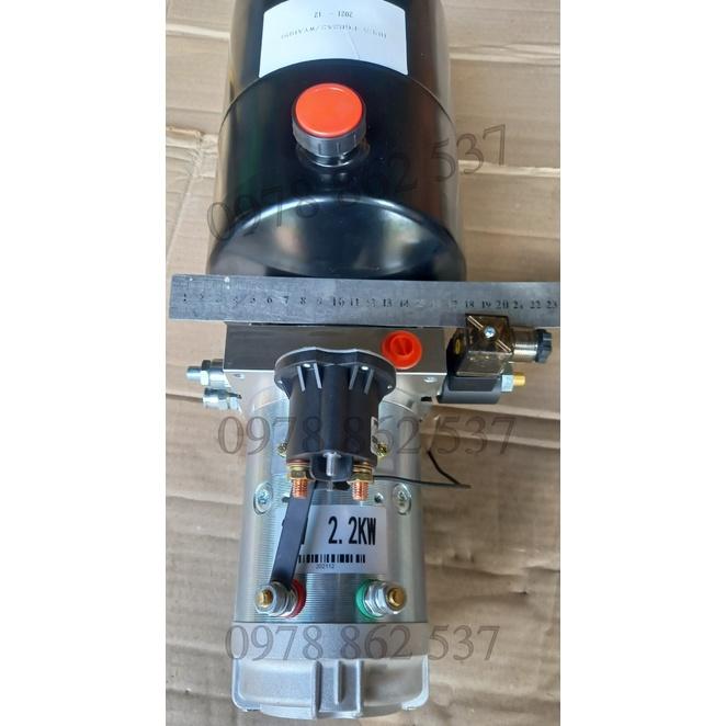 Bộ nguồn thuỷ lực mini DC24V-2,2kw-5.8cc-6L