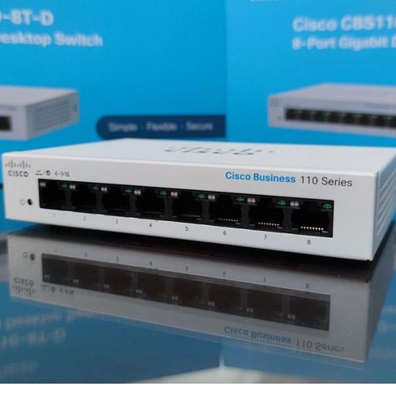 Thiết bị chuyển mạch CBS110-8T-D-EU 8 port gigabit Unmanaged Switch