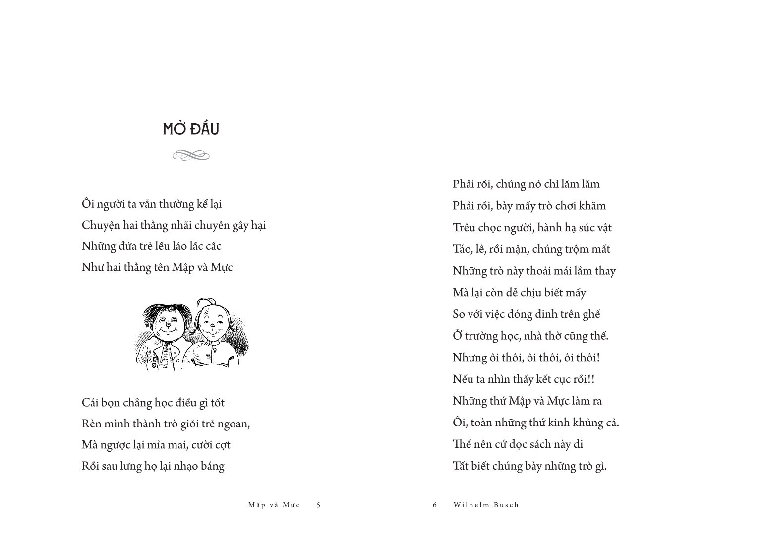 Sách Tác Phẩm Chọn Lọc - Văn Học Đức: Mập Và Mực - Chuyện Hai Thằng Oái Oăm Cùng Bảy Trò Chơi Khăm