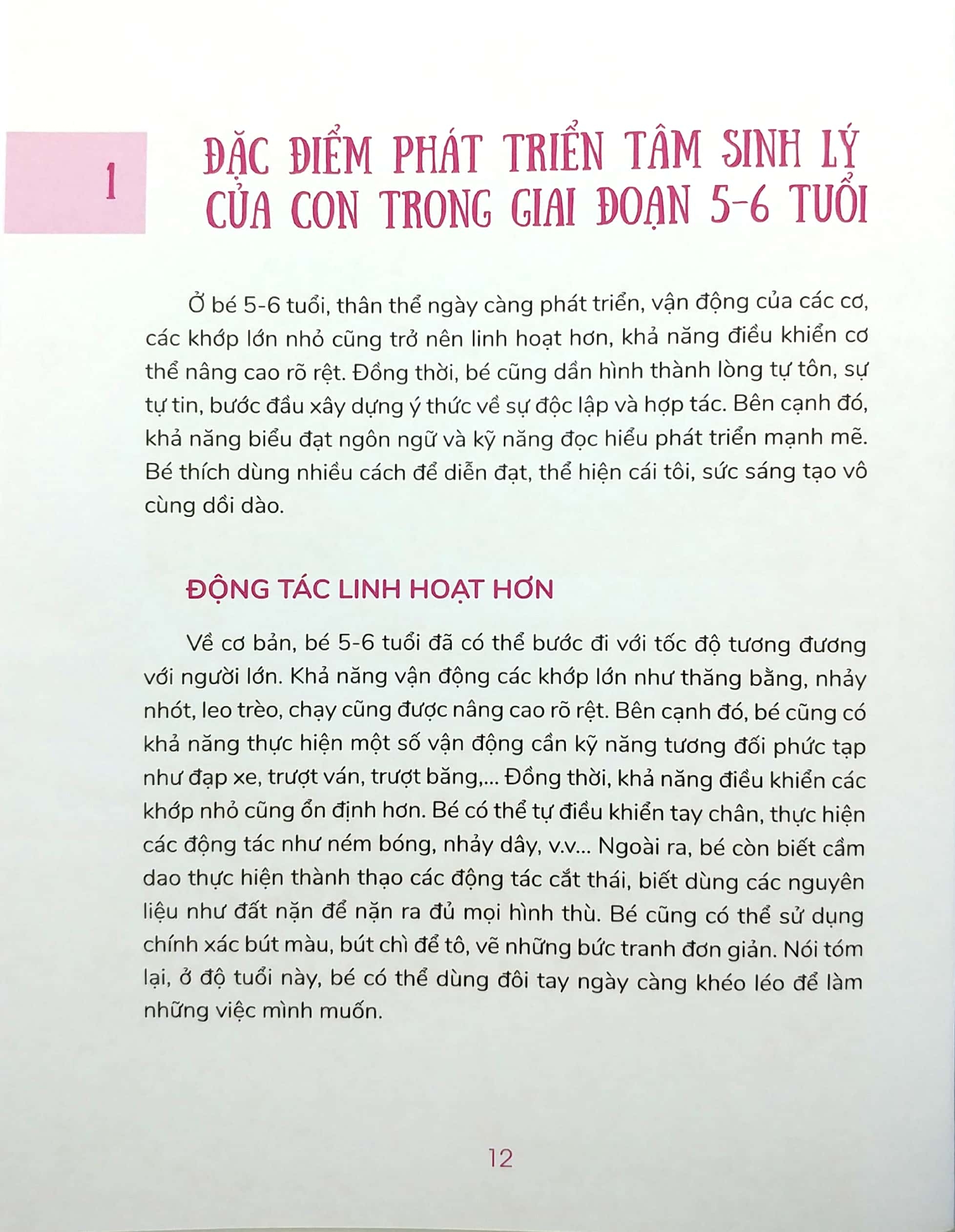 Yêu Con Như Thế Là Vừa Đủ - Cho Con Tự Tập (Cẩm Nang Nuôi Dạy Trẻ Từ 5 - 6 Tuổi)