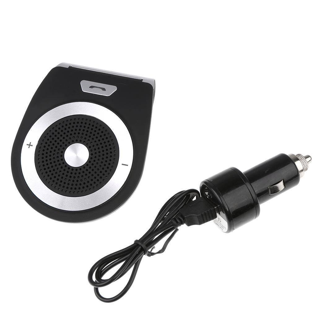 Sun Visor Car AUX 4.1 Wireless Stereo Audio Music Receiver w/ Mic