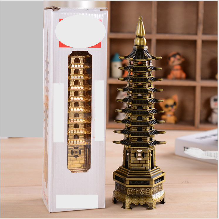 Mô hình Tháp Văn Xương 9 tầng trang trí biểu tượng thăng tiến trên con đường học hành, công danh, sự nghiệp - vật dụng trang trí phong thủy