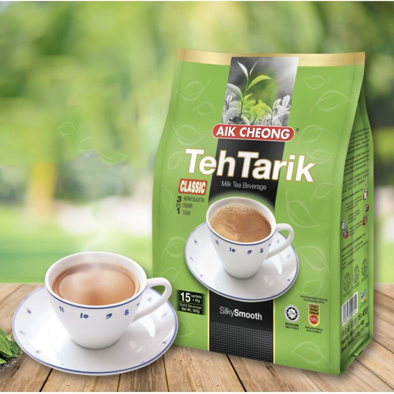 Trà Sữa Teh Tarik Vị Cổ Điển Aik Cheong Malaysia - Teh Tarik Classic 3 In 1 - 600g