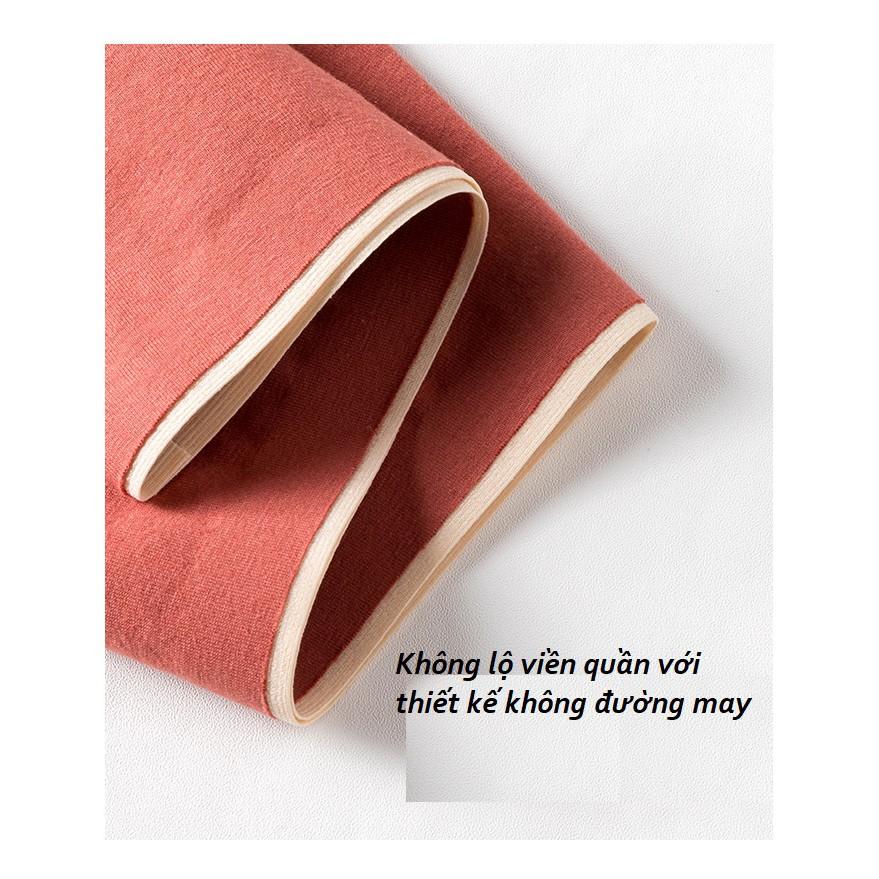 Quần lót cotton không đường may, quần lót nữ không viền kháng khuẩn xuất Nhật Q/C057