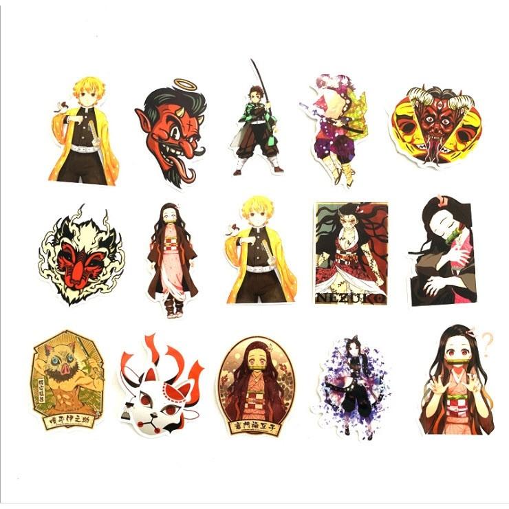 Bộ Sticker Kimetsu No Yaiba