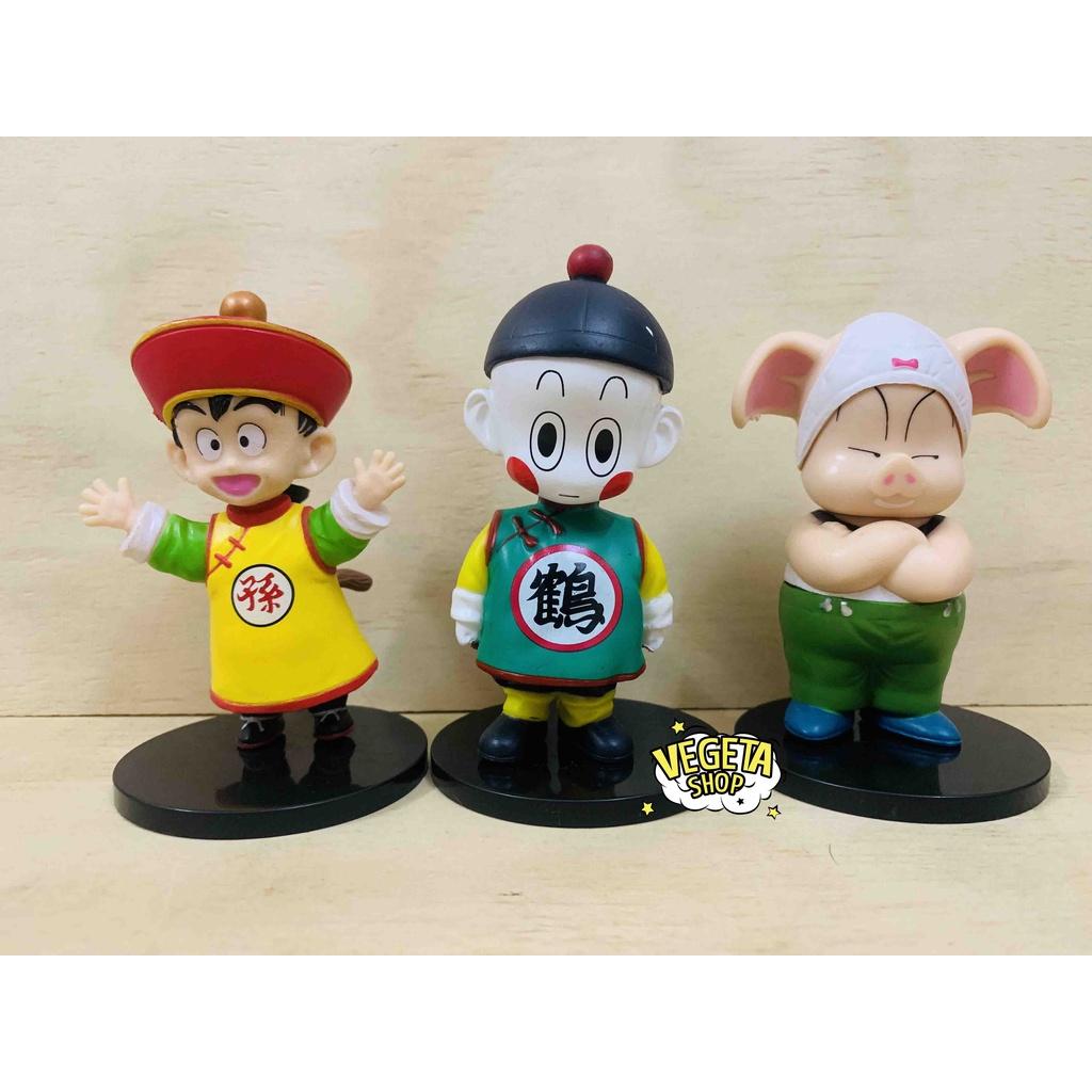 Mô hình Dragon Ball - Krillin Chiaotzu Chanxu Oolong Uron Pilaf Piccolo Son Gohan Songohan - Bán lẻ - Cao 10~12cm