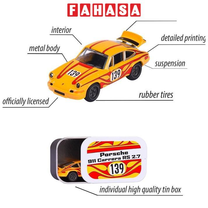 Đồ Chơi Mô Hình Xe Porsche Deluxe Cars - Majorette 8502101001 - Porsche 911 Carrera RS 2.7