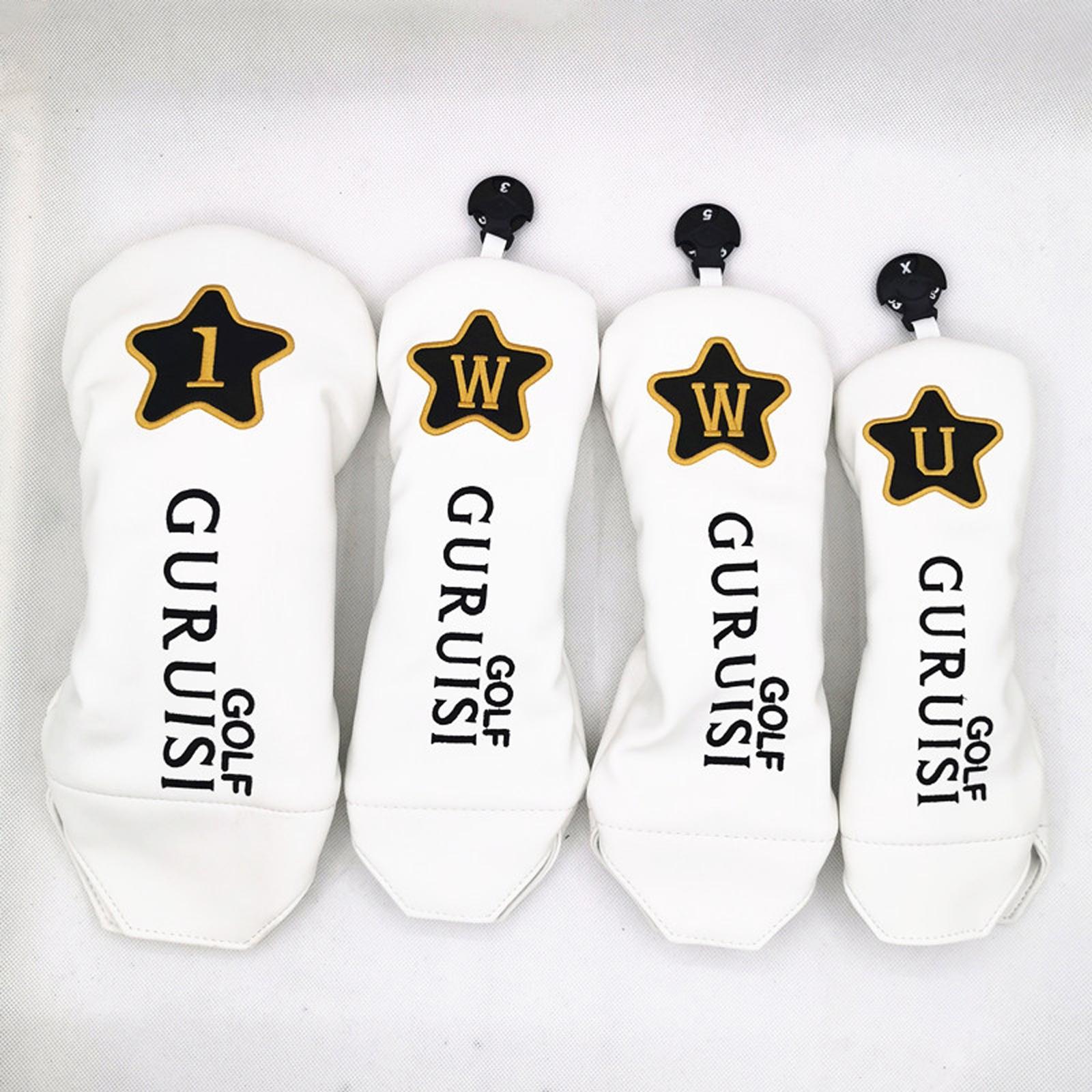 Golf Wood Head Cover Waterproof Non Slip Utility Drivers Club Headcover Travel Golfer Gift Accessories