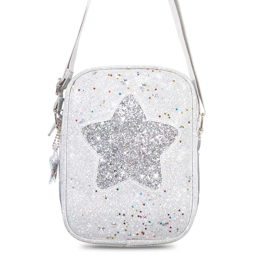 Túi đeo chéo thời trang SPARKLE-Bạc CLEVERHIPPO STAR/CRH2104/SILVER/SPARKLE20