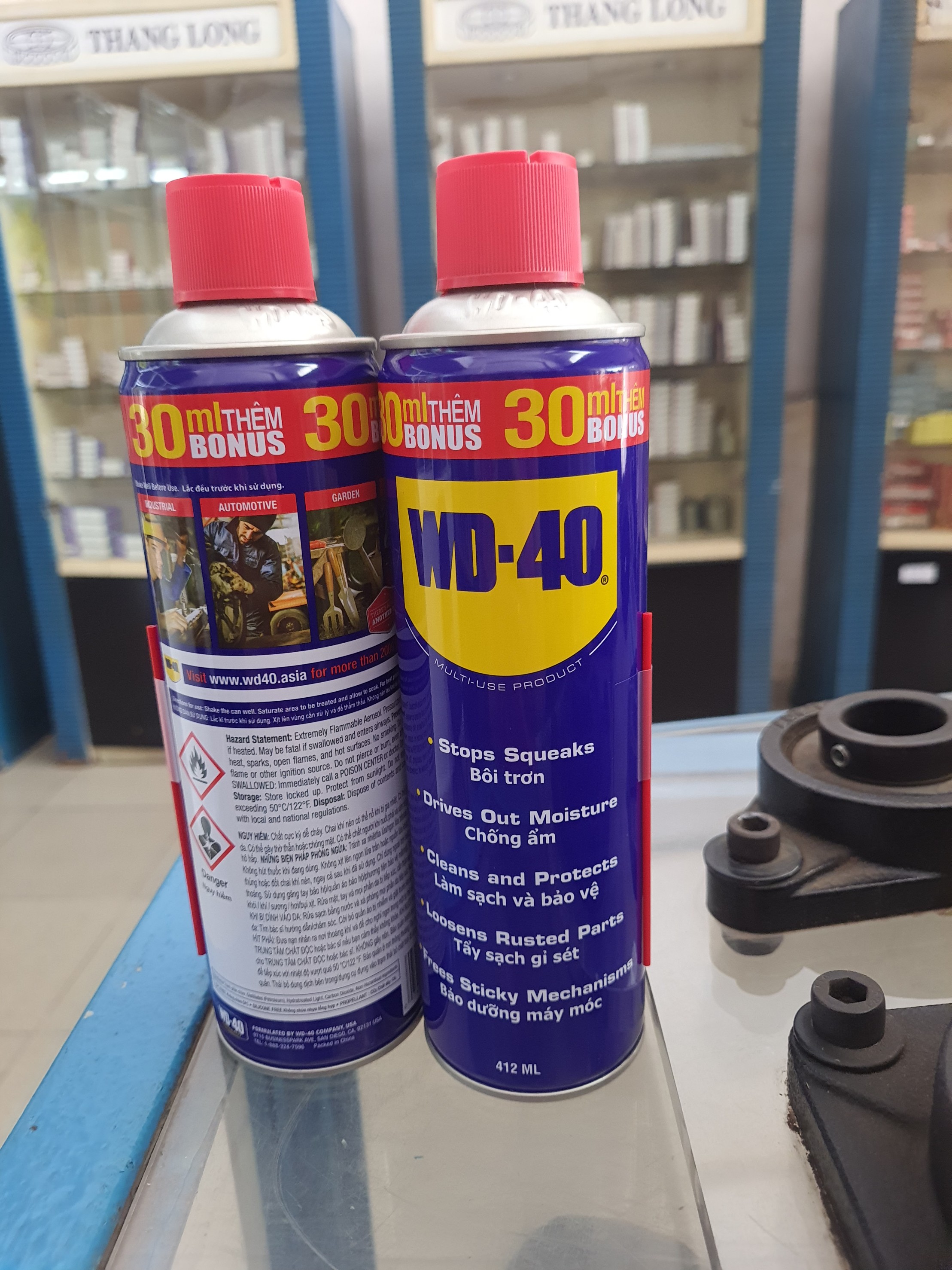 Chai Xịt Bôi trơn Làm Sạch Thẩm Thấu Chống ẩm Multi-Use Product [840241CP/84024CP-WD-40 MUP 412ML AEROSOL BNS E/V 24CT]- hàng chính hãng