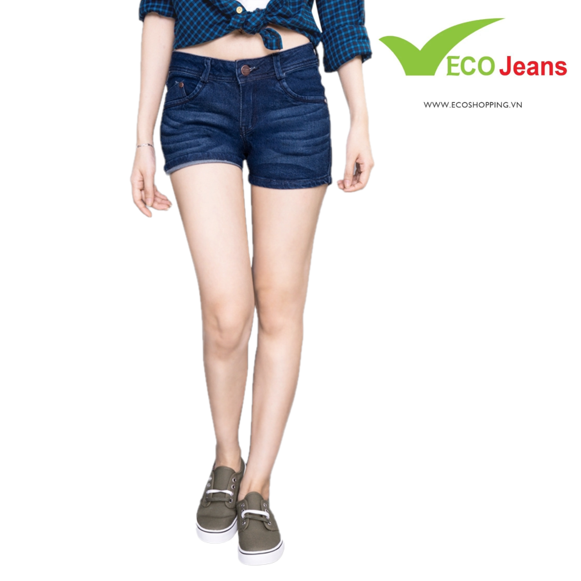 QUẦN SHORT JEANS NỮ ECO