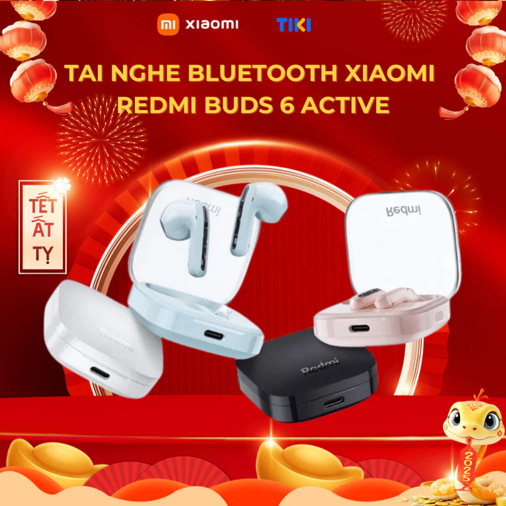 Tai Nghe Bluetooth Xiaomi Redmi Buds 6 Active - Hàng Chính Hãng