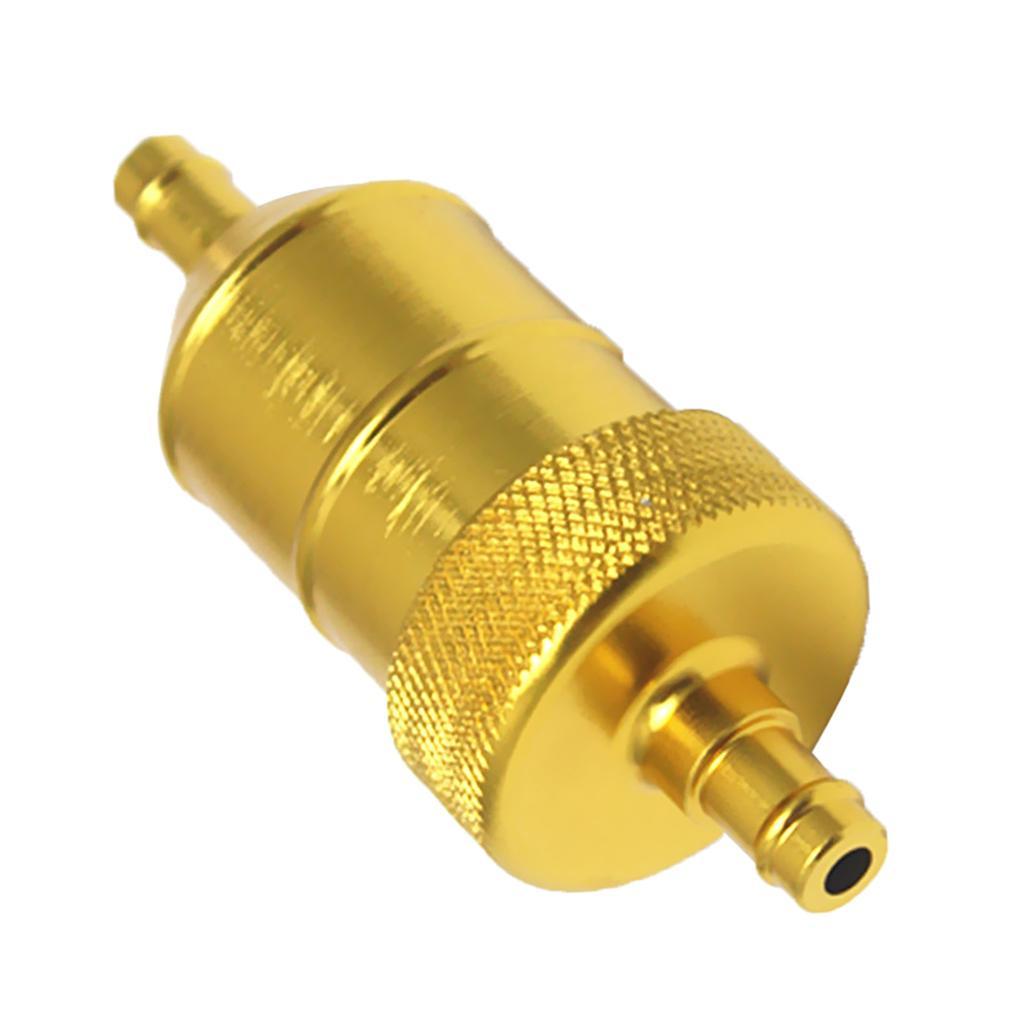 5pcs 5/16" 40  Aluminum   Fuel Inline Petrol Filter Car Auto