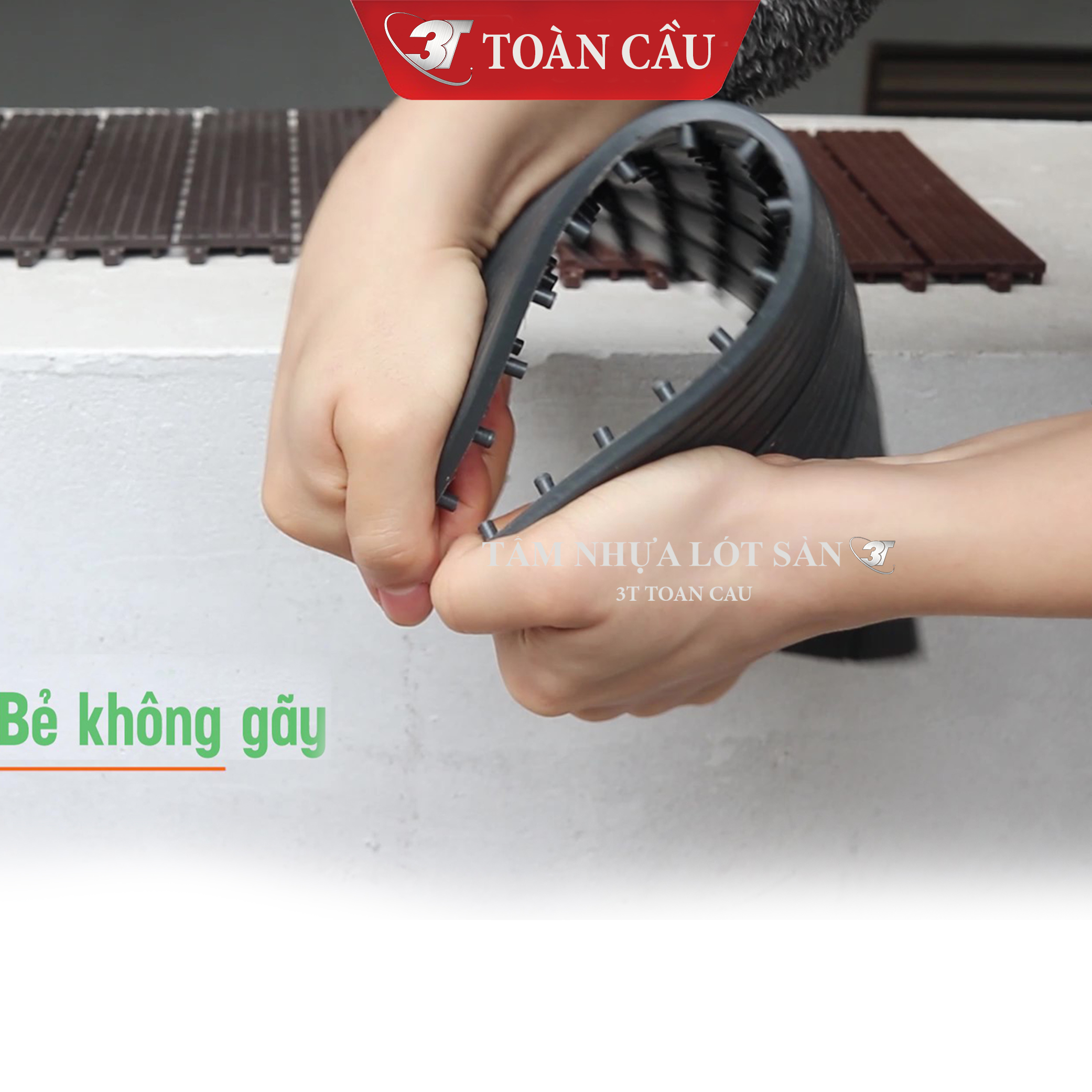 Combo 20 Tấm Lót Sàn Nhựa Ban Công 3T, Vỉ Nhựa Lót Sàn Ban Công, lót sàn nhà tắm, trang trí sân vườn, chống nóng sân thượng