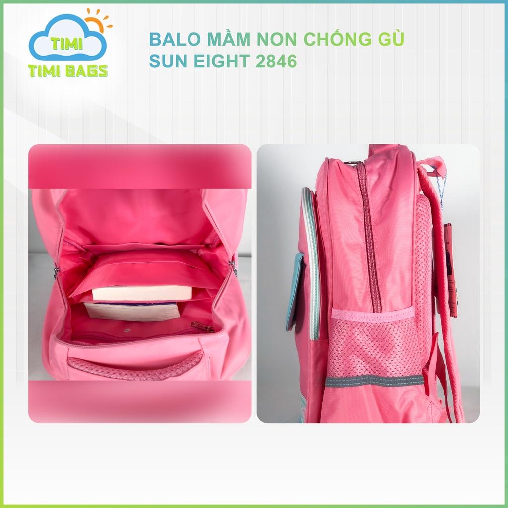 Balo Tiểu Học Chống Gù Thiết Kế Thông Minh Bé Trai - Bé Gái SUN EIGHT 2846