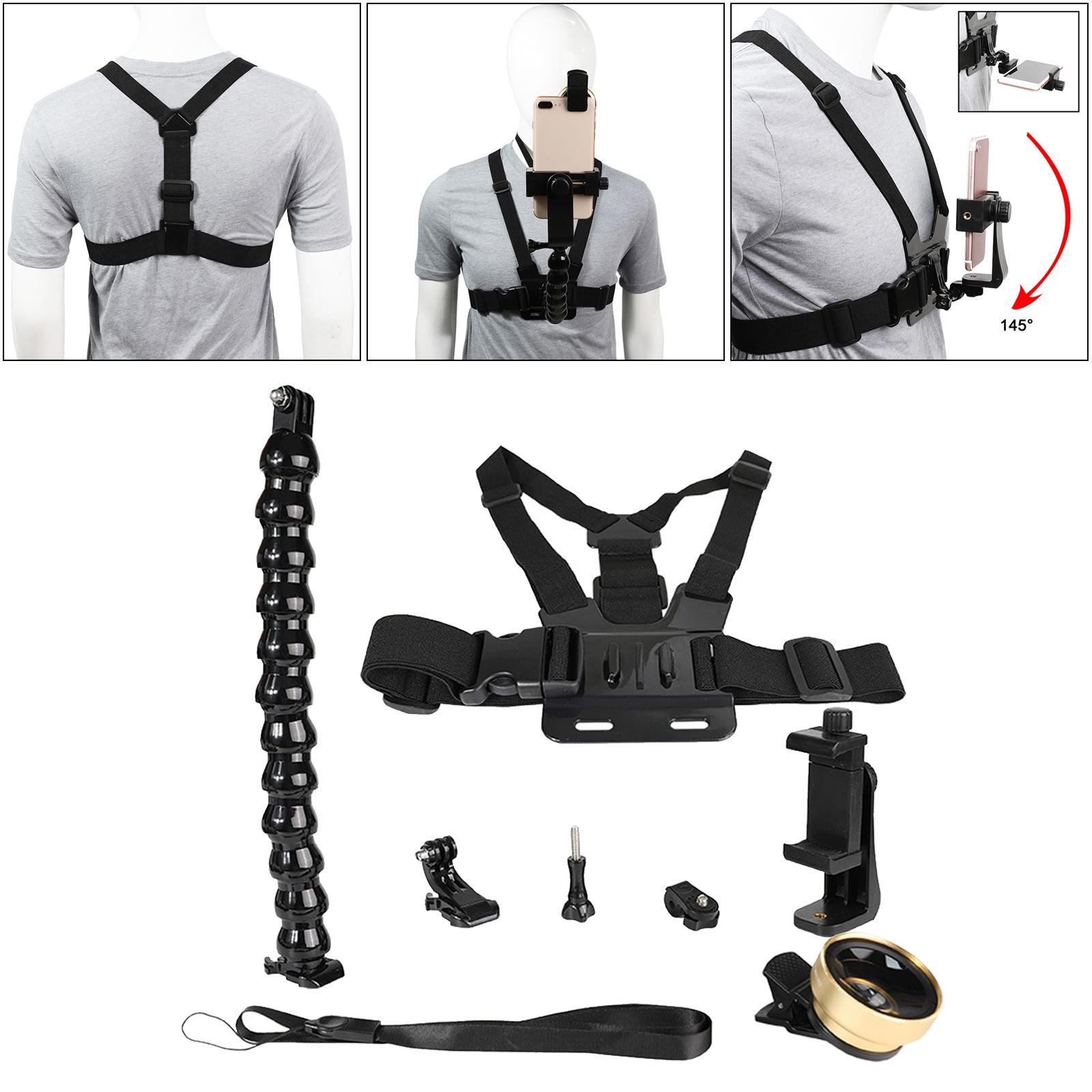 Universal Muti-Functional Chest Mount Harness Kit for Mobile Phones Bundle 1