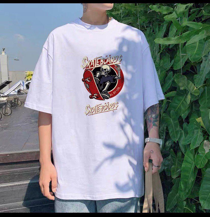 Áo Thun Tay Lỡ In Skate Board