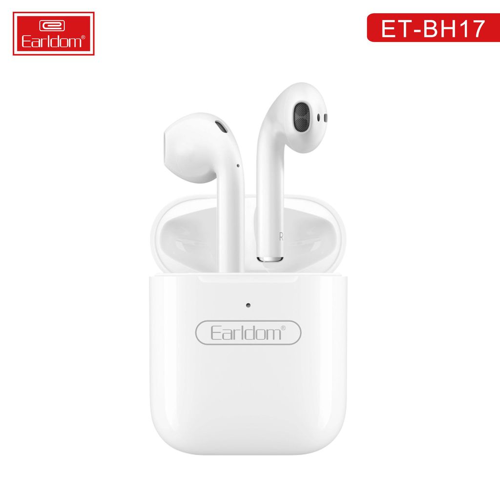 Tai nghe Iphone bluetooth kiểu dáng Airpods BH17, tay nge không dây hai bên chống ồn TWS cao cấp - bảo hành 1 năm