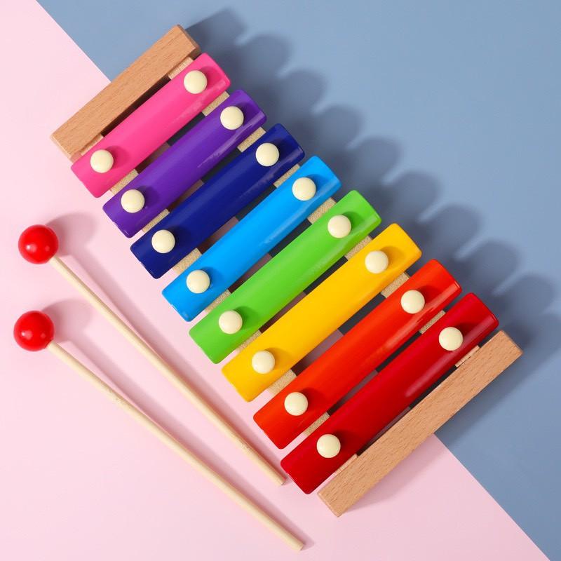 Nhạc cụ Đàn Gõ Xylophone 8 Thanh bằng gỗ cao cấp