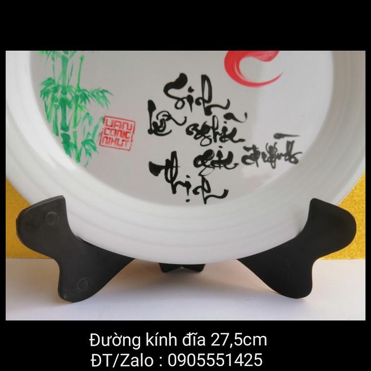 Đĩa chữ PHÚC.Quà tặng mừng tân gia,khai trương, sinh nhật.Mừng thọ ông bà,cha mẹ.Quà tết.Tranh trang trí tết