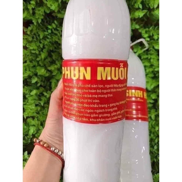 Thuốc phun muỗi sinh học pha sẵn chai 1,5 lít