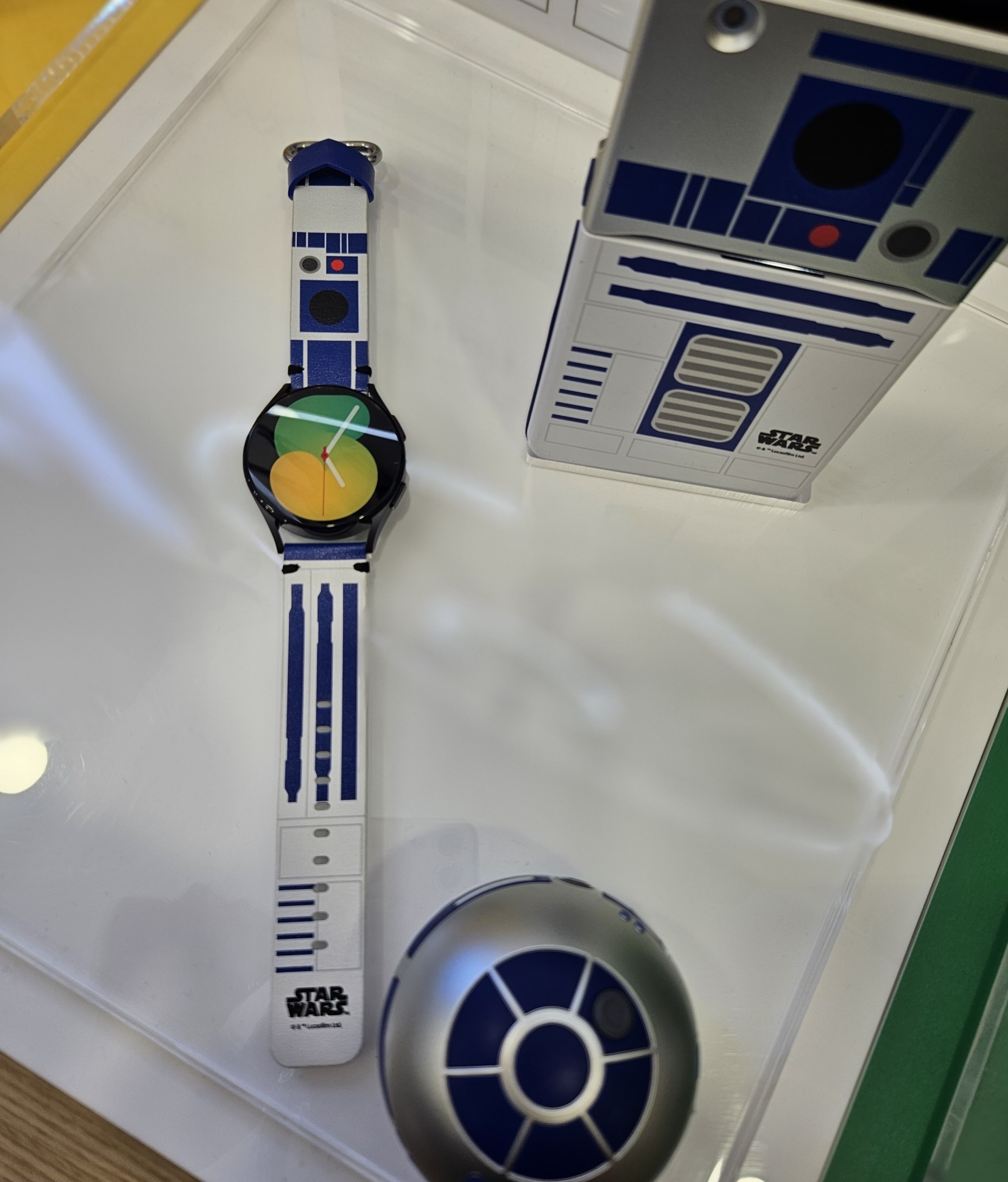 Dây đeo Samsung Star Wars Watch5/watch4 phiên bản R2D2-Hàng chính hãng