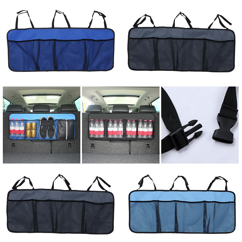 Auto Backseat Bag Car Trunk Organizer Storage Bag Mesh Net Pocket
