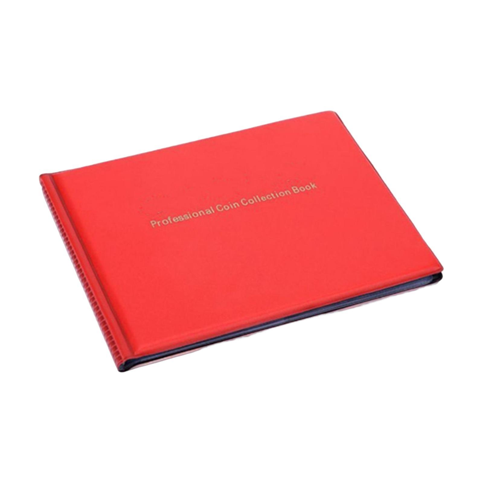 Album Book Album Book Sleeves Storage Sheets 10 Page Collectors Display Red