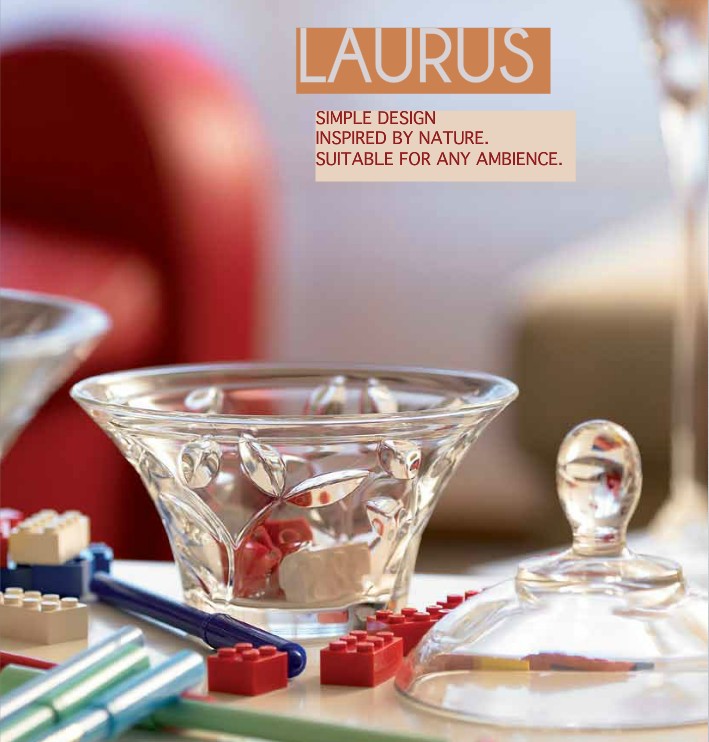 Hũ kẹo pha lê Ý RCR Laurus 180ml