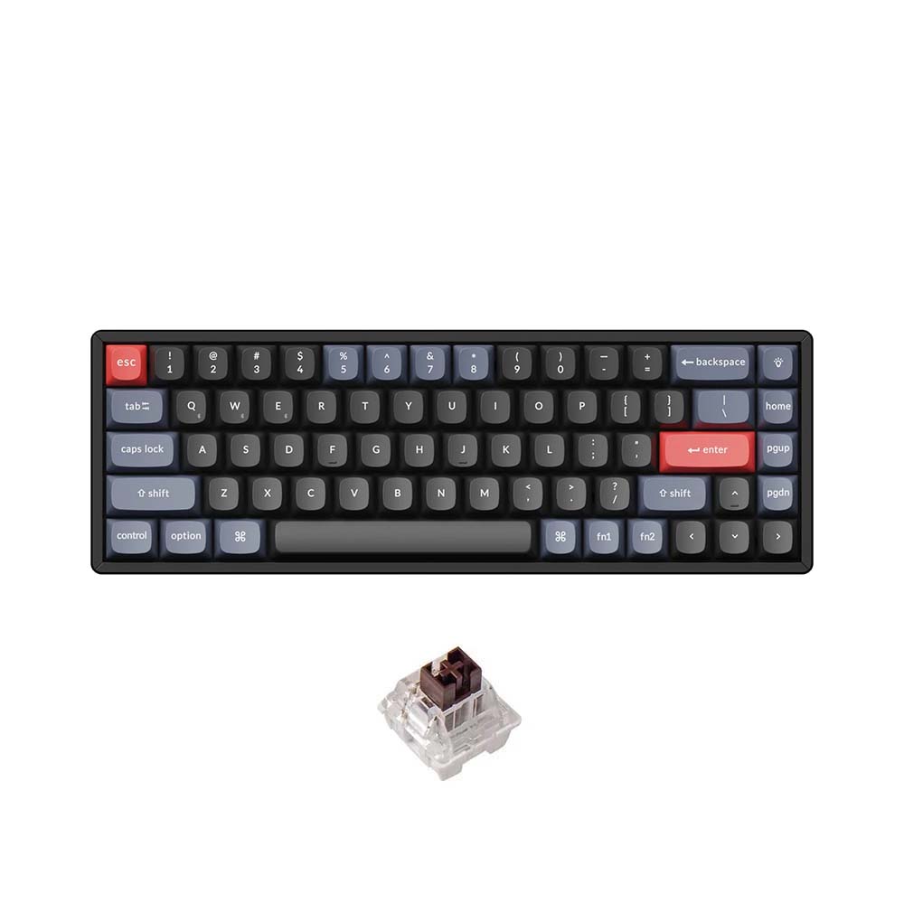 Bàn phím cơ không dây Keychron K6 Pro Version B Led RGB HotSwap K Pro Switch Red / Blue / Brown - Hàng Chính Hãng