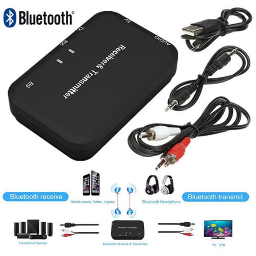 Portable 2 in 1 3.5mm  Transmitter And Receiver Audio Adapter Box