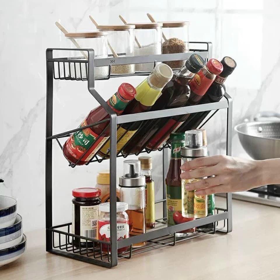 Kệ để GIA VI CHAI LỌ 3 tầng