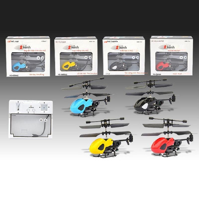 Máy bay điều khiển từ xa mini chống rơi QS5013 phong cách mới nhất Máy bay trực thăng 2.5 kênh với con quay hồi chuyển