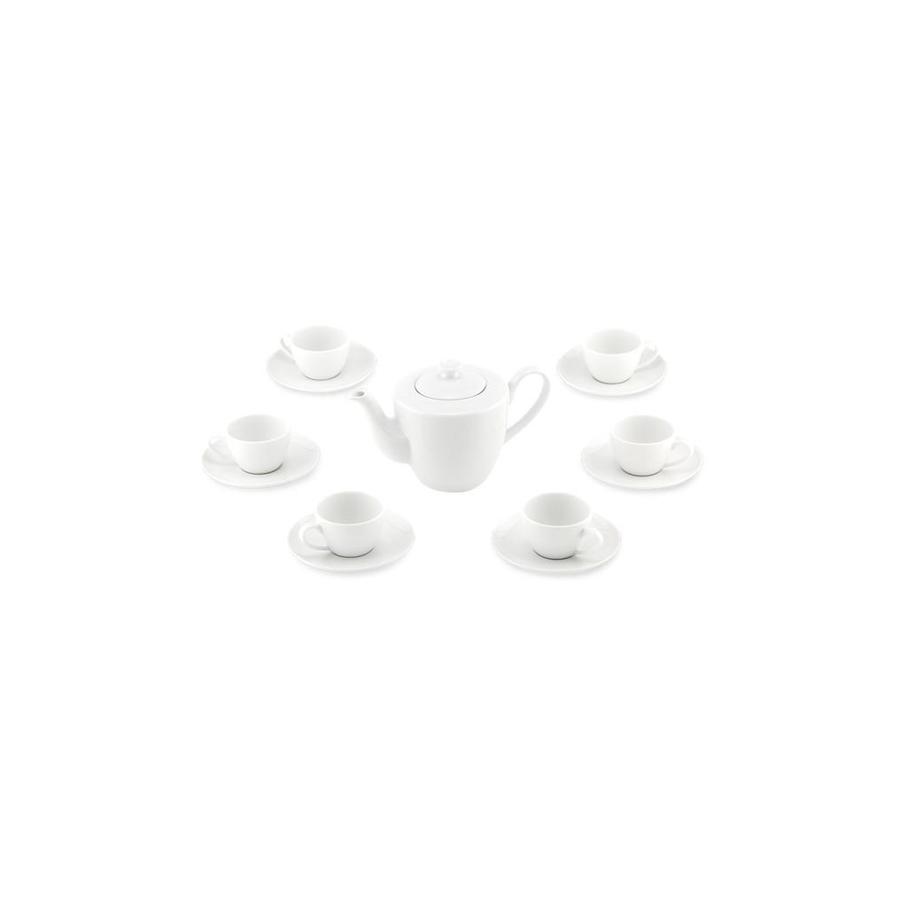 Bộ trà 0.65 L Daisy Trắng Sứ cao cấp Minh Long
