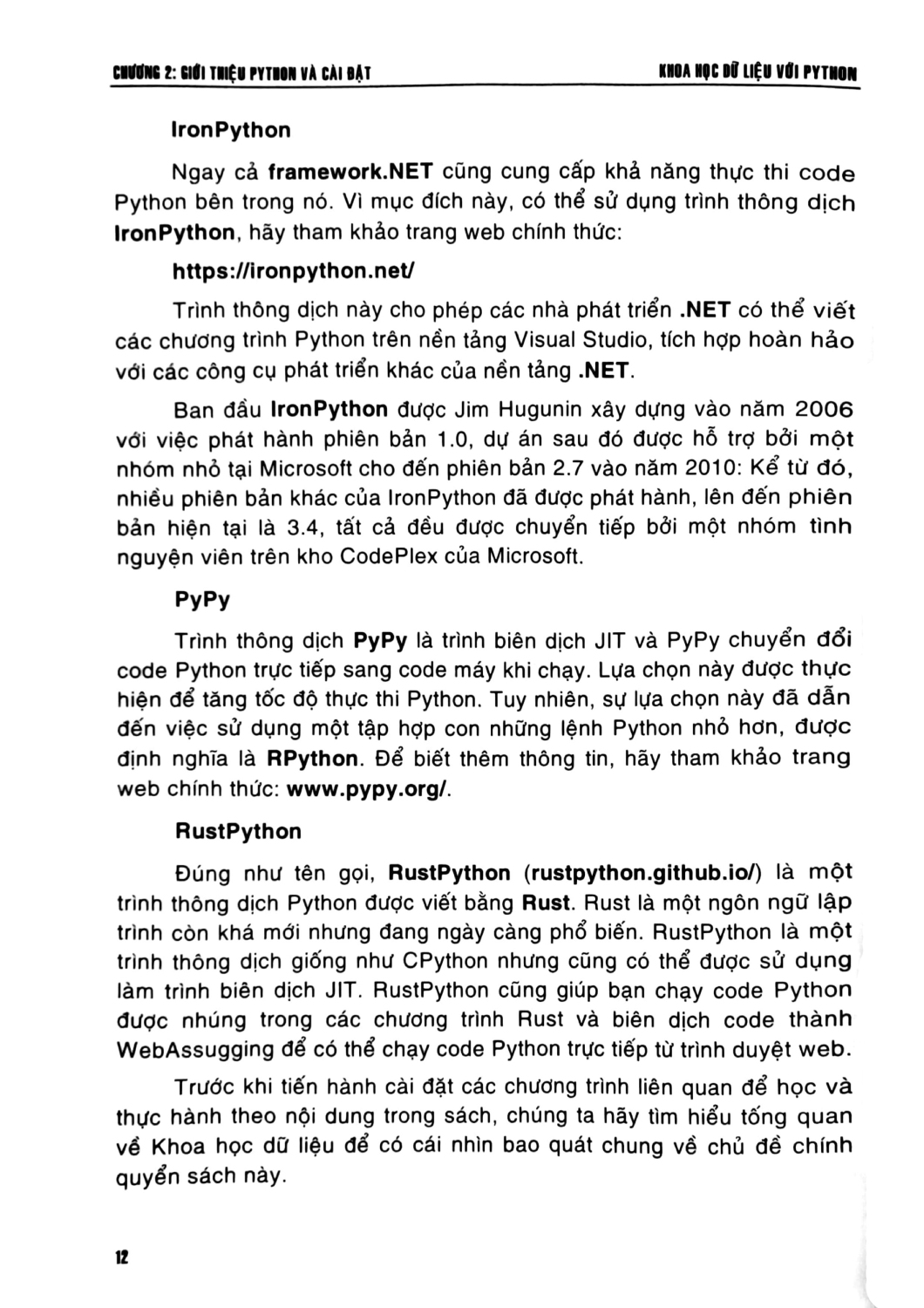 Khoa Học Dữ Liệu Với Python - STK