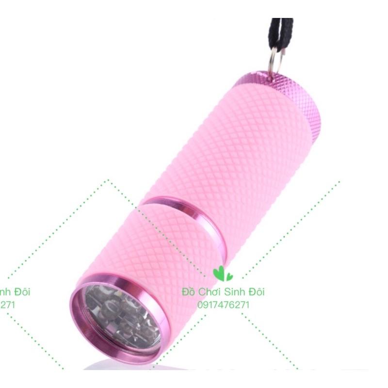 Đèn pin nhỏ - màu dạ Quang - 9 bóng