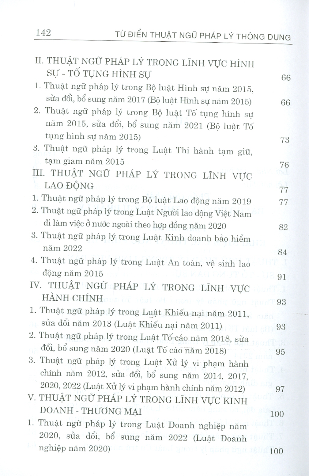 Từ Điển Thuật Ngữ Pháp Lý Thông Dụng