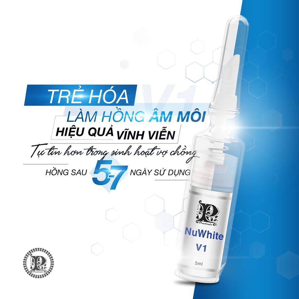 Kem trẻ hóa, làm hồng môi cô bé Nuwhite V1 Mibiti Prudente 5 ml