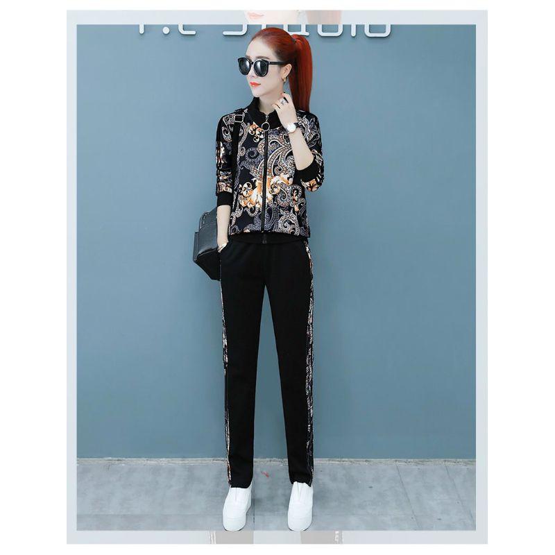 SÉT BỘ THỂ THAO HOẠ TIẾT HOA VĂN