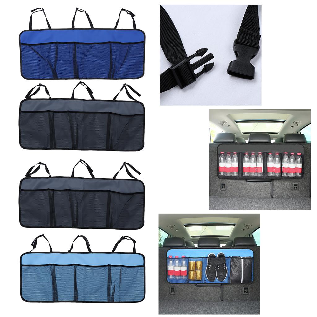 Auto Backseat Bag Car Trunk Organizer Storage Bag Mesh Net Pocket