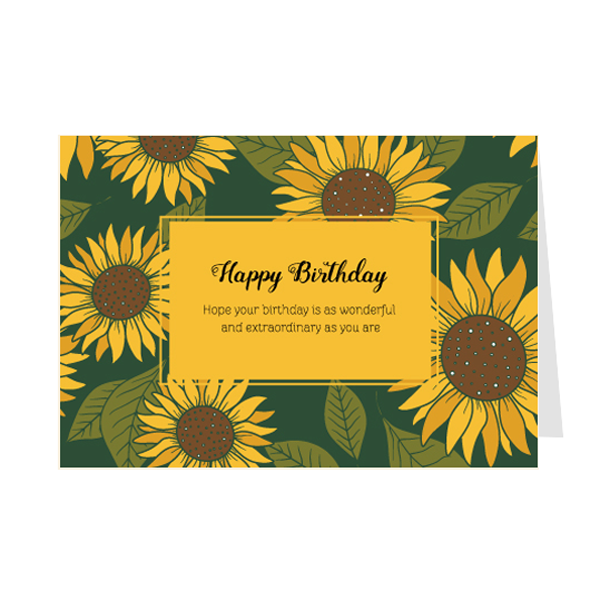 Thiệp sinh nhật Birthday - Thiệp Grey 10x15cm - 10BD28