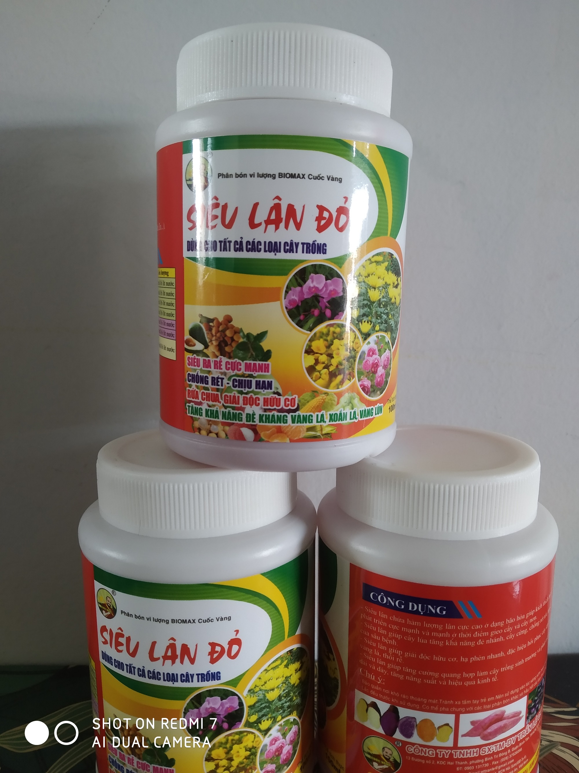 Phân bón vi lượng Siêu Lân Đỏ hạ phèn nhanh, phát triển rễ, tăng thụ phấn, tạo củ mạnh - chai 100 ml bomax